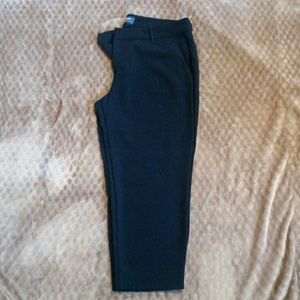 NWOT- Navy Blue Crop Trouser Pants